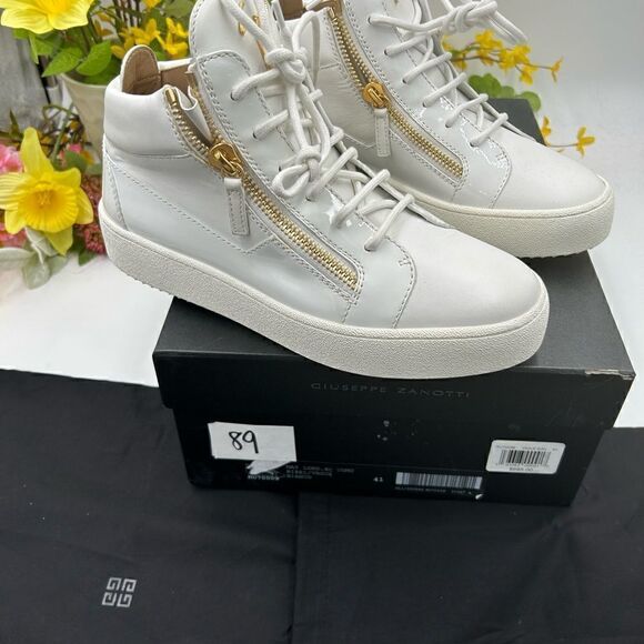 Men’s Giuseppe Zanotti high top sneakers size 41 made in Italy - Picture 3 of 9